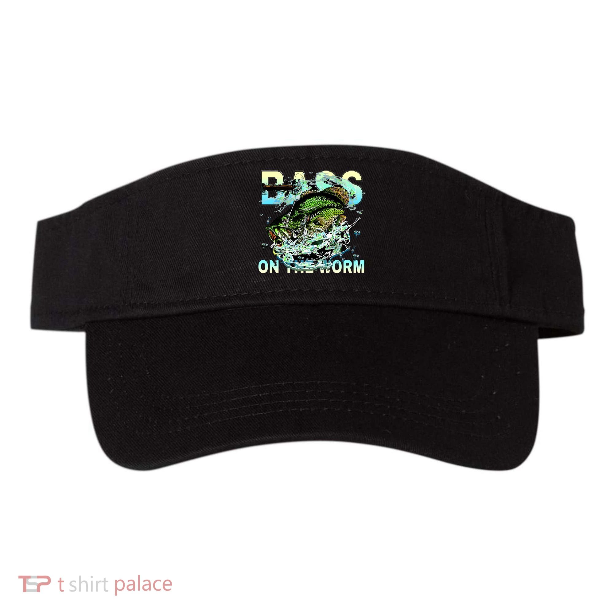 Bass On The Worm Visor