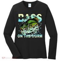 Bass On The Worm Women's Long Sleeve Shirt thumb 0