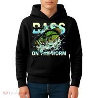 Bass On The Worm Kids Hoodie thumb 4