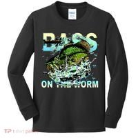 Bass On The Worm Kids Long Sleeve Shirt thumb 0