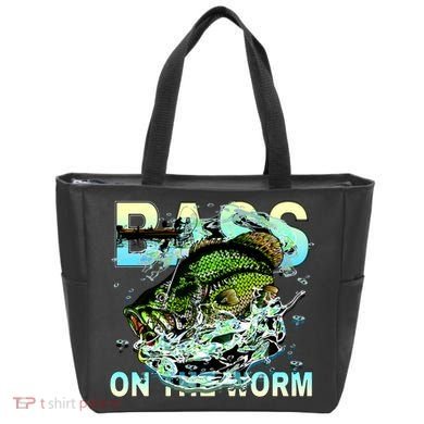 Bass On The Worm Tote Bag