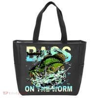 Bass On The Worm Tote Bag thumb 0