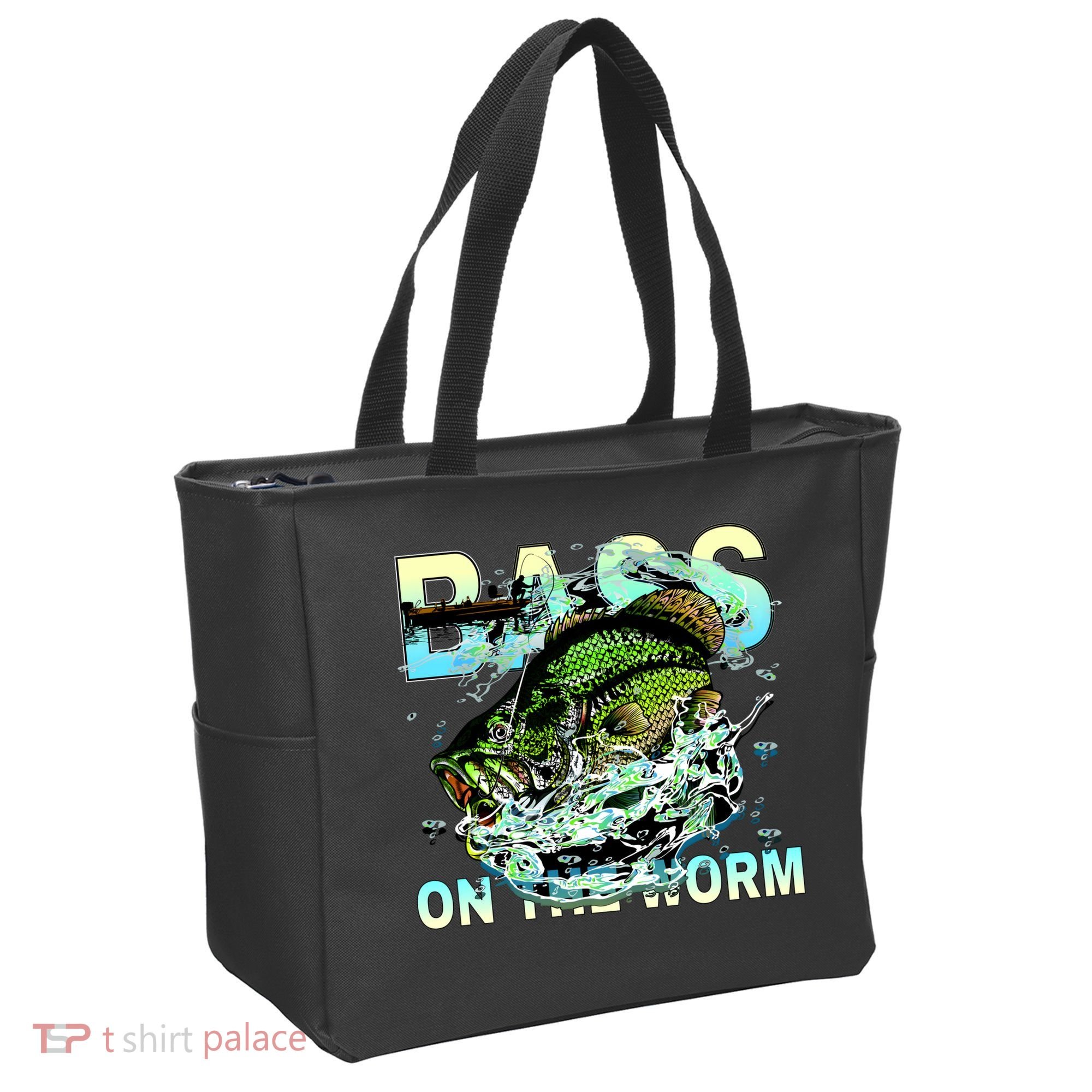 Bass On The Worm Tote Bag