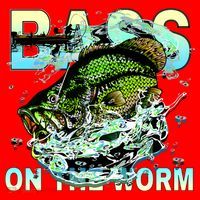 Bass On The Worm Santa Hat thumb 1