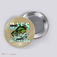 Bass On The Worm Button thumb 0
