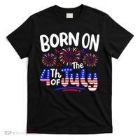 Born On The 4th Of July Birthday Party Usa T-Shirt thumb 0