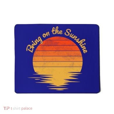 Bring On The Sunshine Retro Vintage Sunset Gift Mousepad