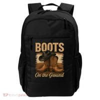 Boots On The Ground Cowgirl Line Dance Backpack thumb 0