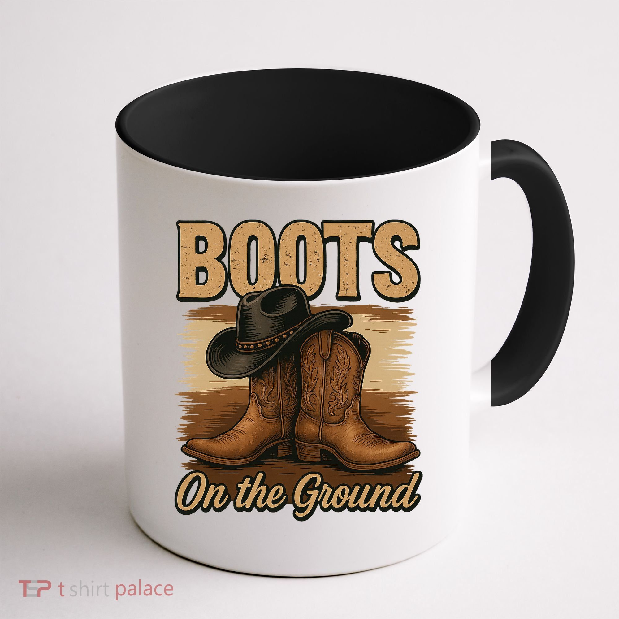 Boots On The Ground Cowgirl Line Dance Coffee Mug