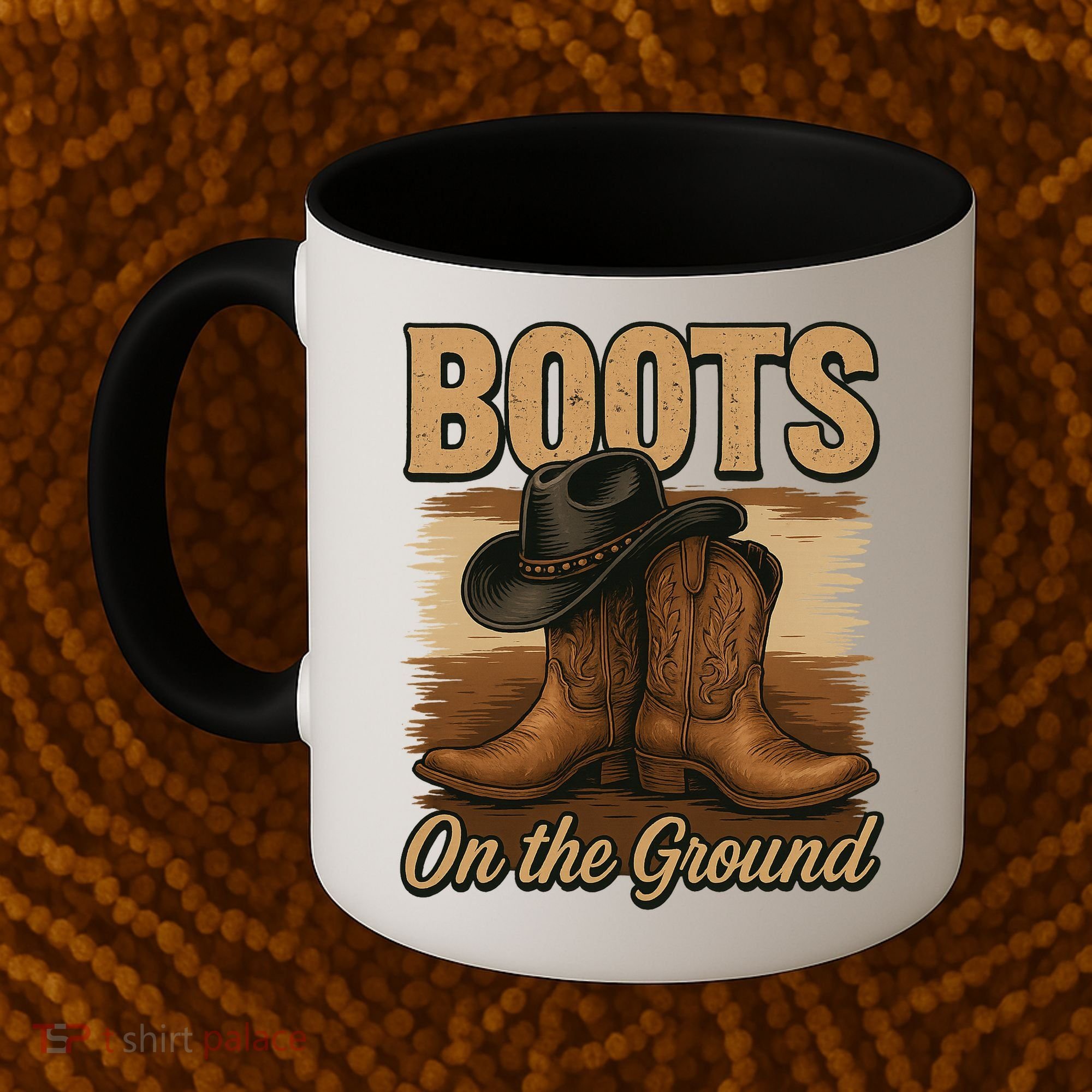 Boots On The Ground Cowgirl Line Dance Coffee Mug