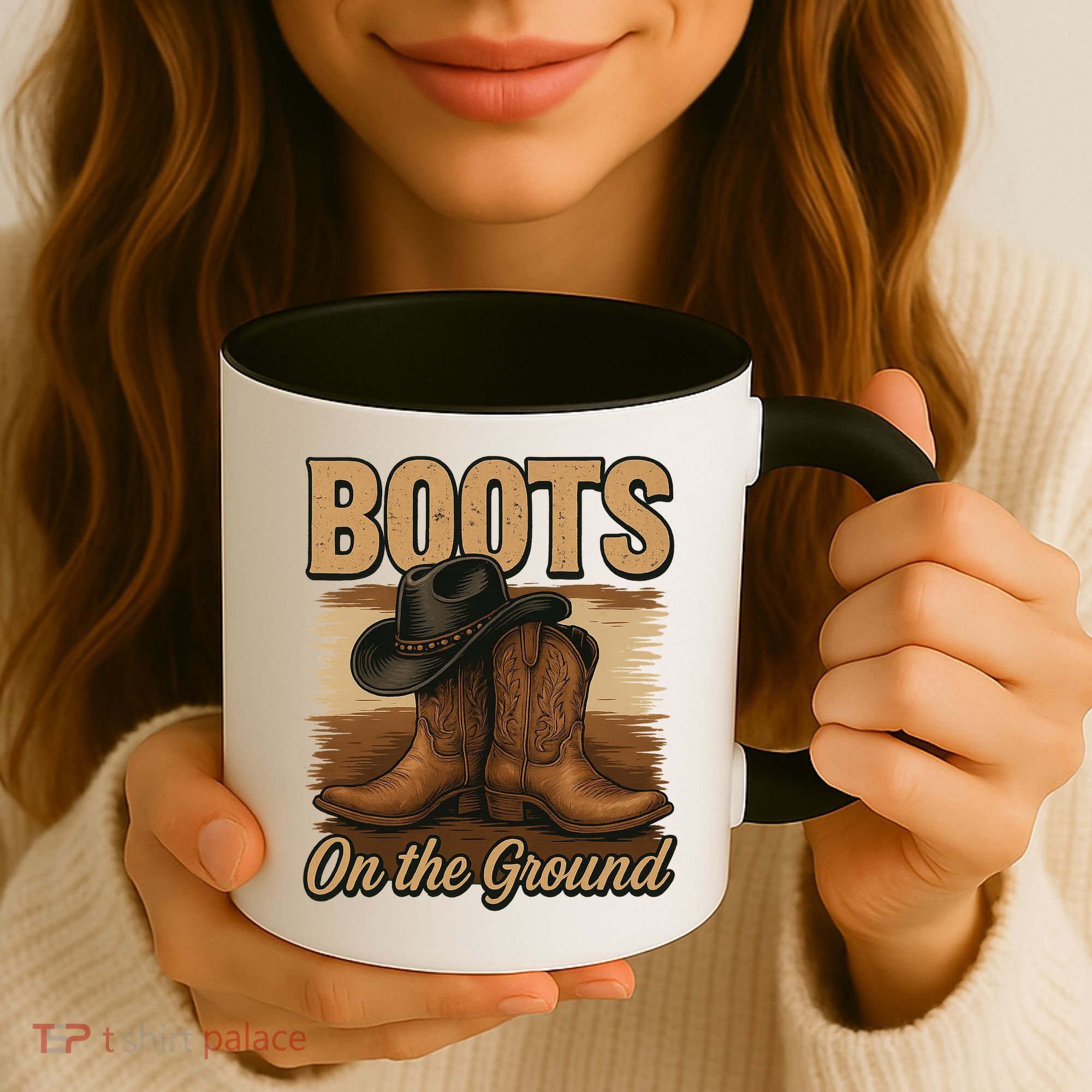 Boots On The Ground Cowgirl Line Dance Coffee Mug