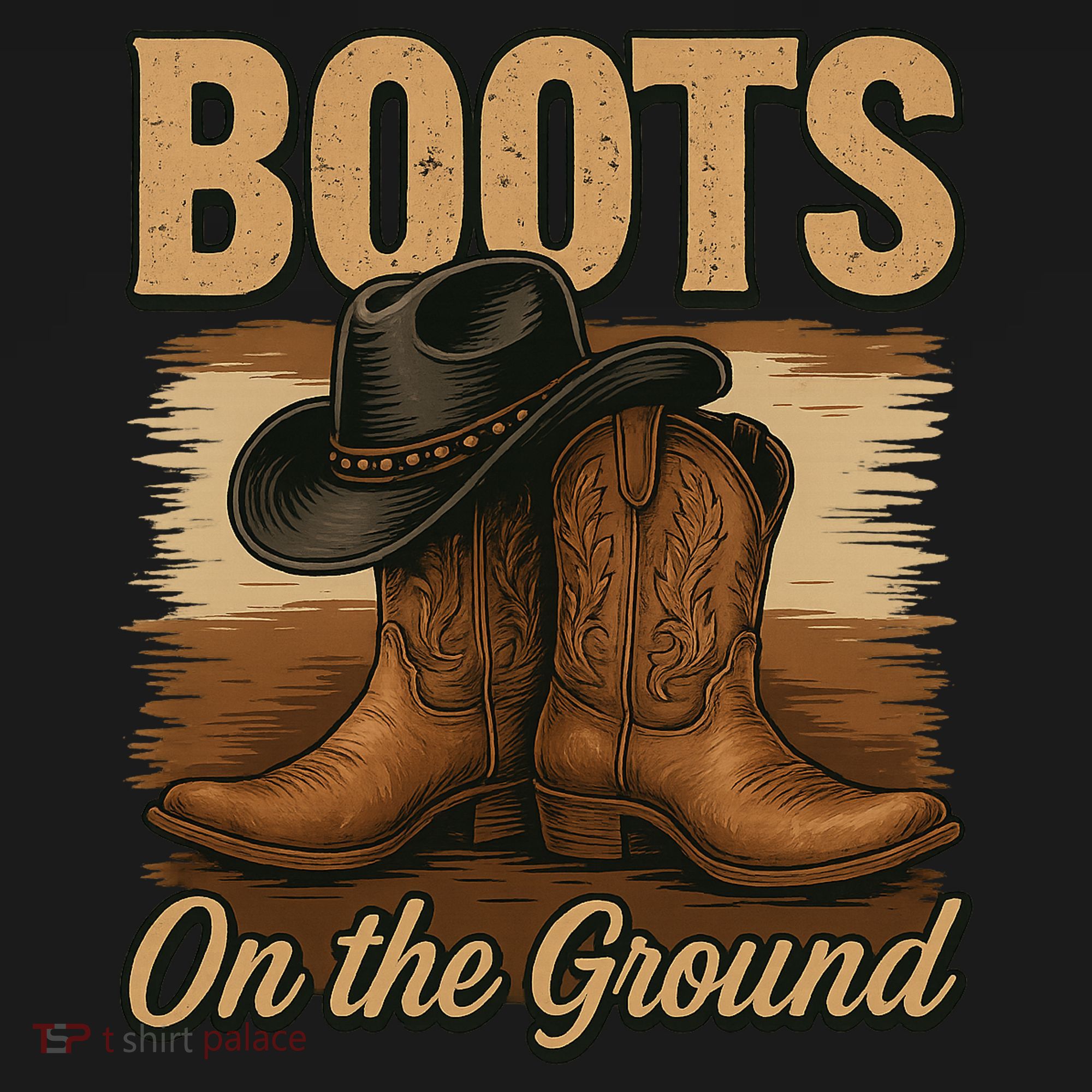 Boots On The Ground Cowgirl Line Dance Women's Hoodie