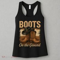 Boots On The Ground Cowgirl Line Dance Women's Tank Top thumb 3