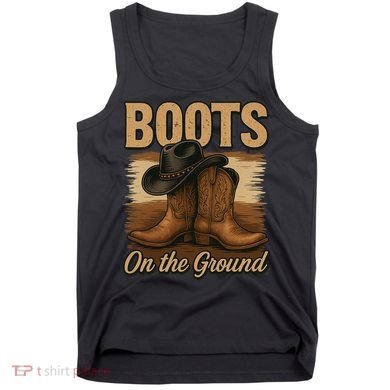 Boots On The Ground Cowgirl Line Dance Tank Top