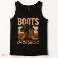 Boots On The Ground Cowgirl Line Dance Tank Top thumb 2