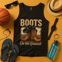 Boots On The Ground Cowgirl Line Dance Tank Top thumb 4