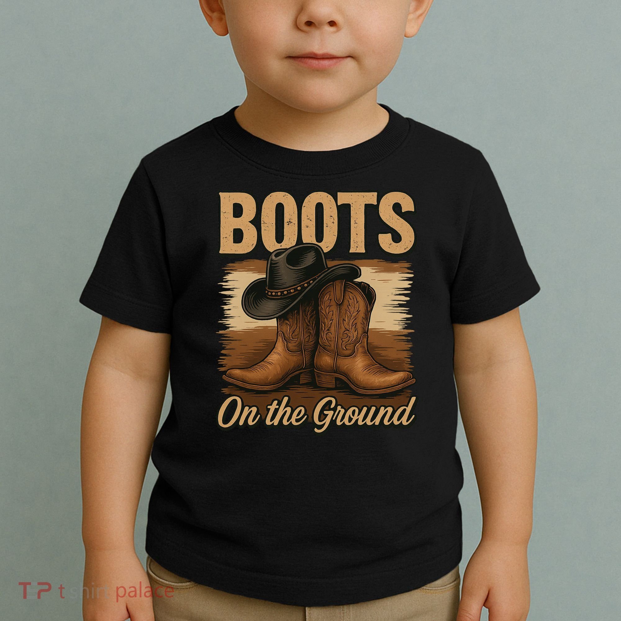 Boots On The Ground Cowgirl Line Dance Toddler T-Shirt