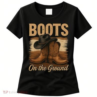 Boots On The Ground Cowgirl Line Dance Women's T-Shirt