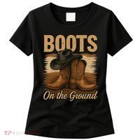 Boots On The Ground Cowgirl Line Dance Women's T-Shirt thumb 0