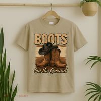 Boots On The Ground Cowgirl Line Dance T-Shirt thumb 2