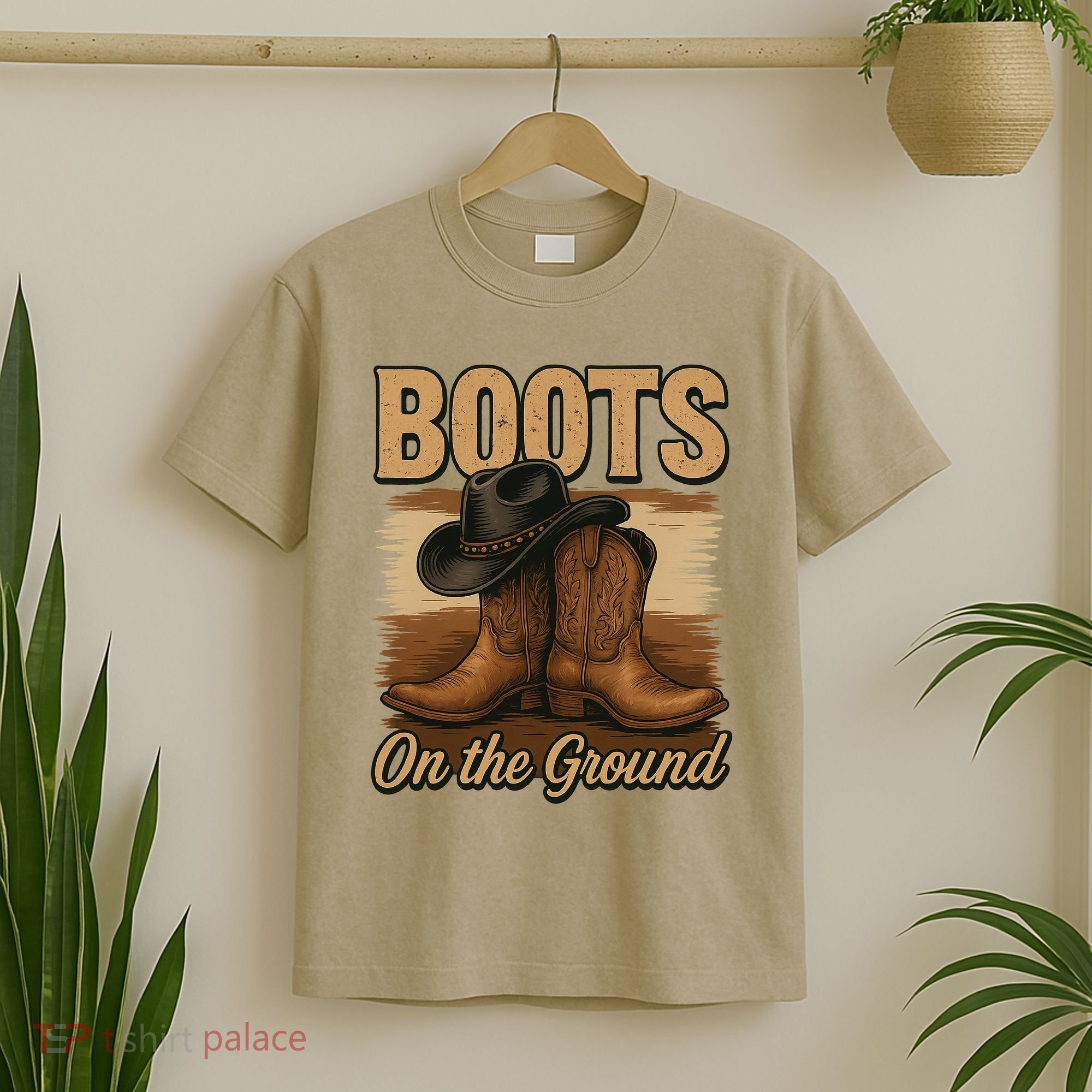 Boots On The Ground Cowgirl Line Dance T-Shirt