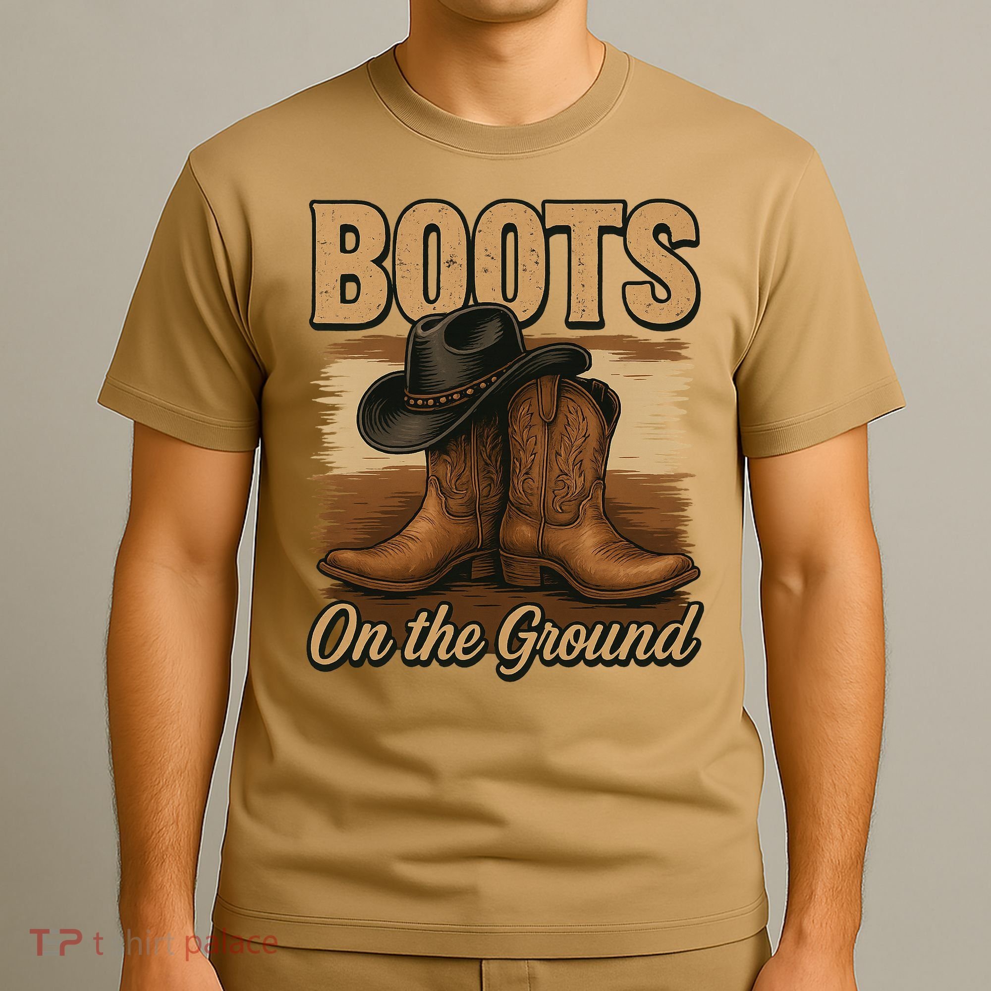 Boots On The Ground Cowgirl Line Dance T-Shirt