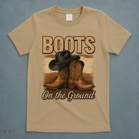 Boots On The Ground Cowgirl Line Dance T-Shirt thumb 5