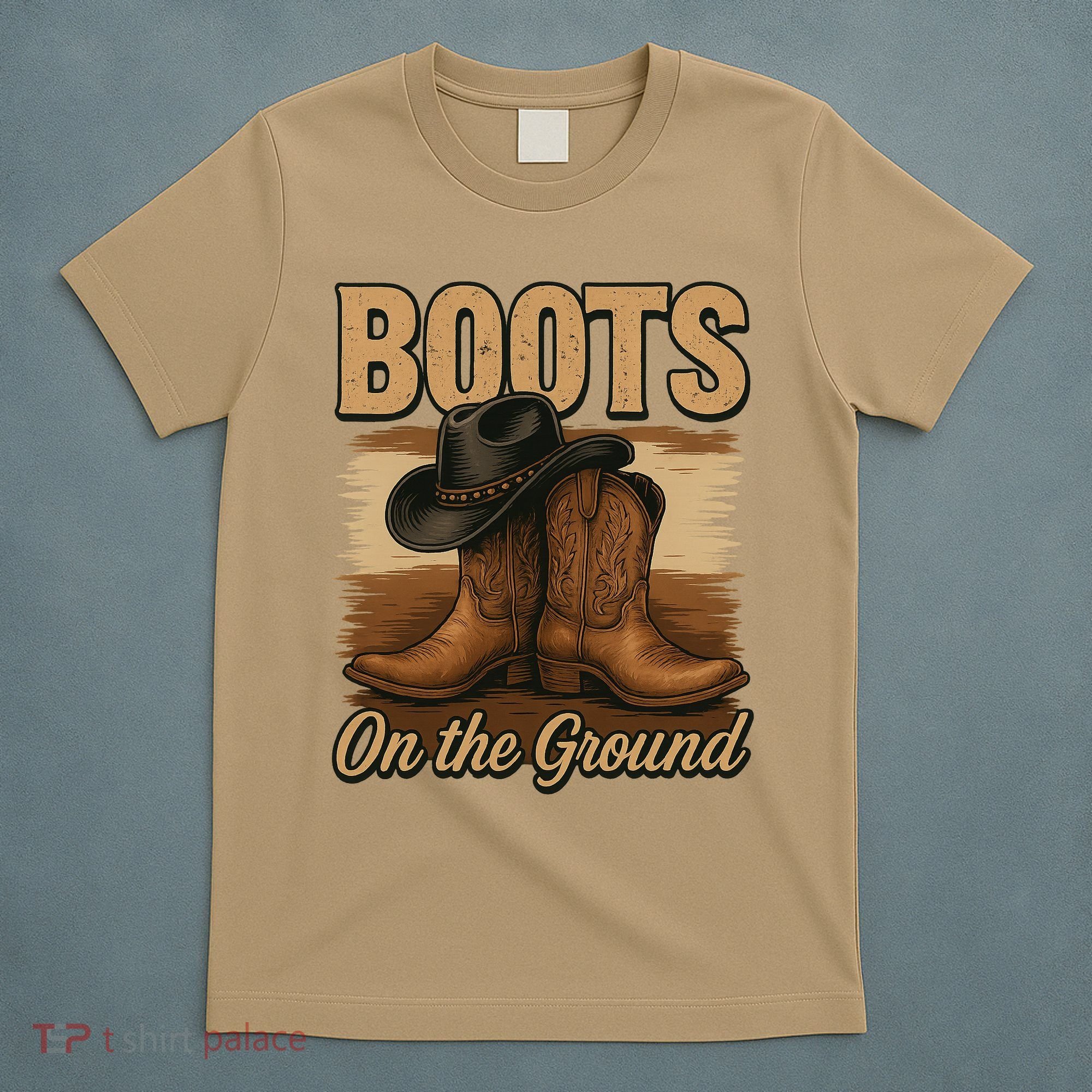 Boots On The Ground Cowgirl Line Dance T-Shirt