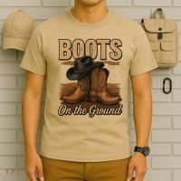 Boots On The Ground Cowgirl Line Dance T-Shirt thumb 6