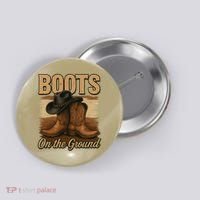 Boots On The Ground Cowgirl Line Dance Button thumb 0