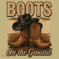 Boots On The Ground Cowgirl Line Dance Kids T-Shirt thumb 2