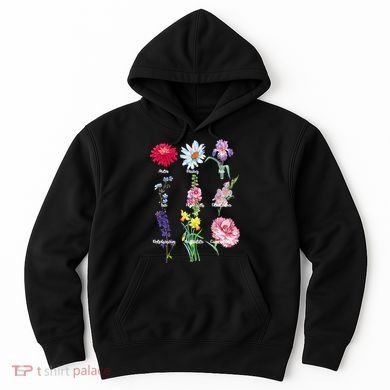 Botanical Floral Flowers Hoodie