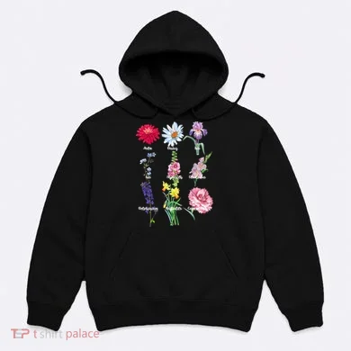 Botanical Floral Flowers Hoodie