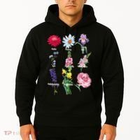 Botanical Floral Flowers Hoodie thumb 2