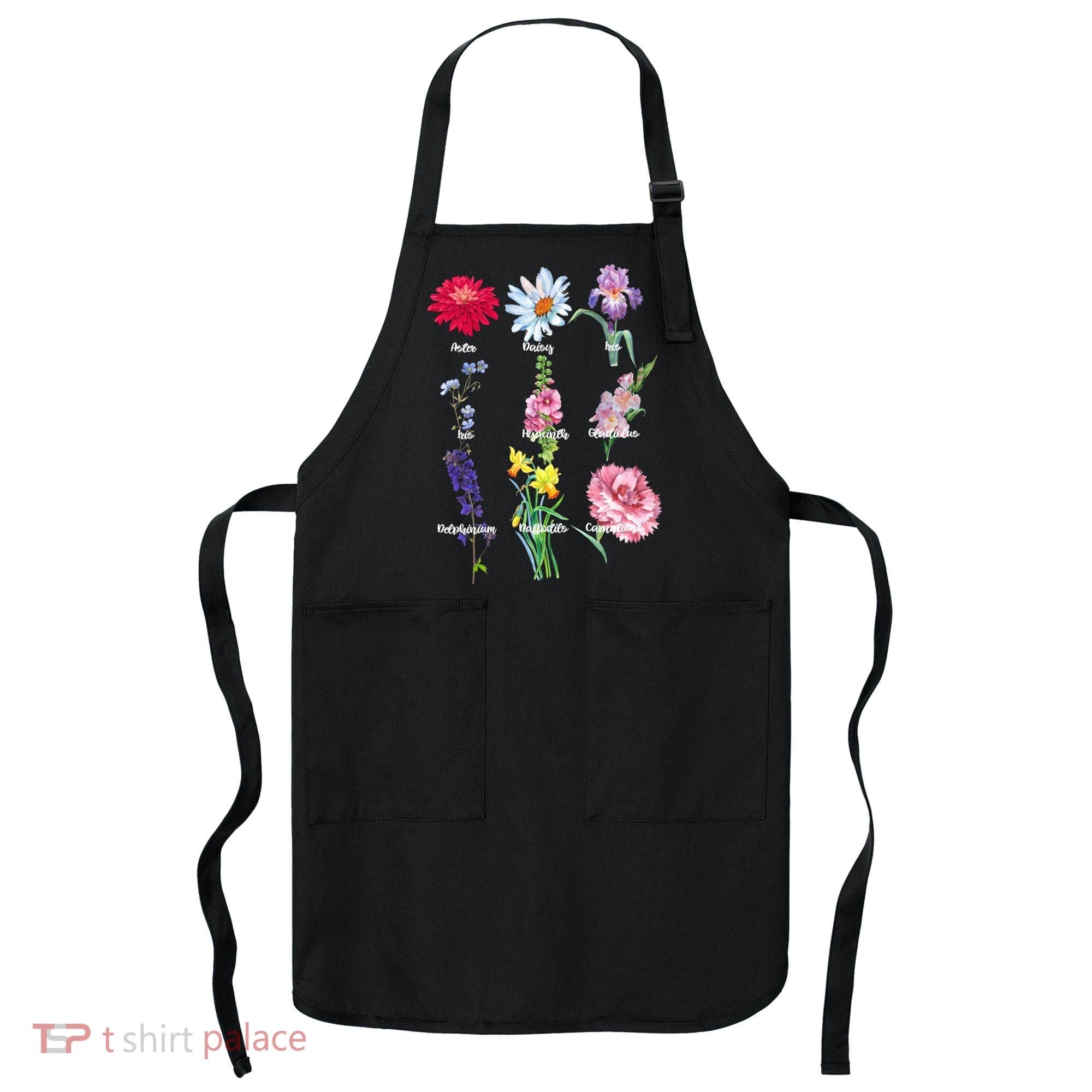 Botanical Floral Flowers Apron