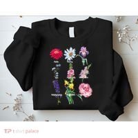 Botanical Floral Flowers Sweatshirt thumb 2