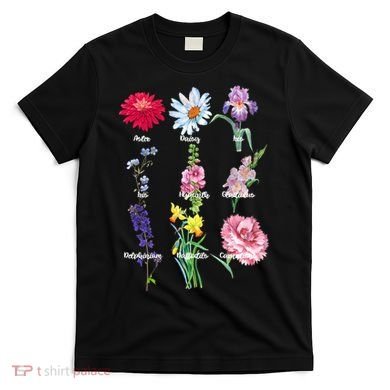 Botanical Floral Flowers T-Shirt