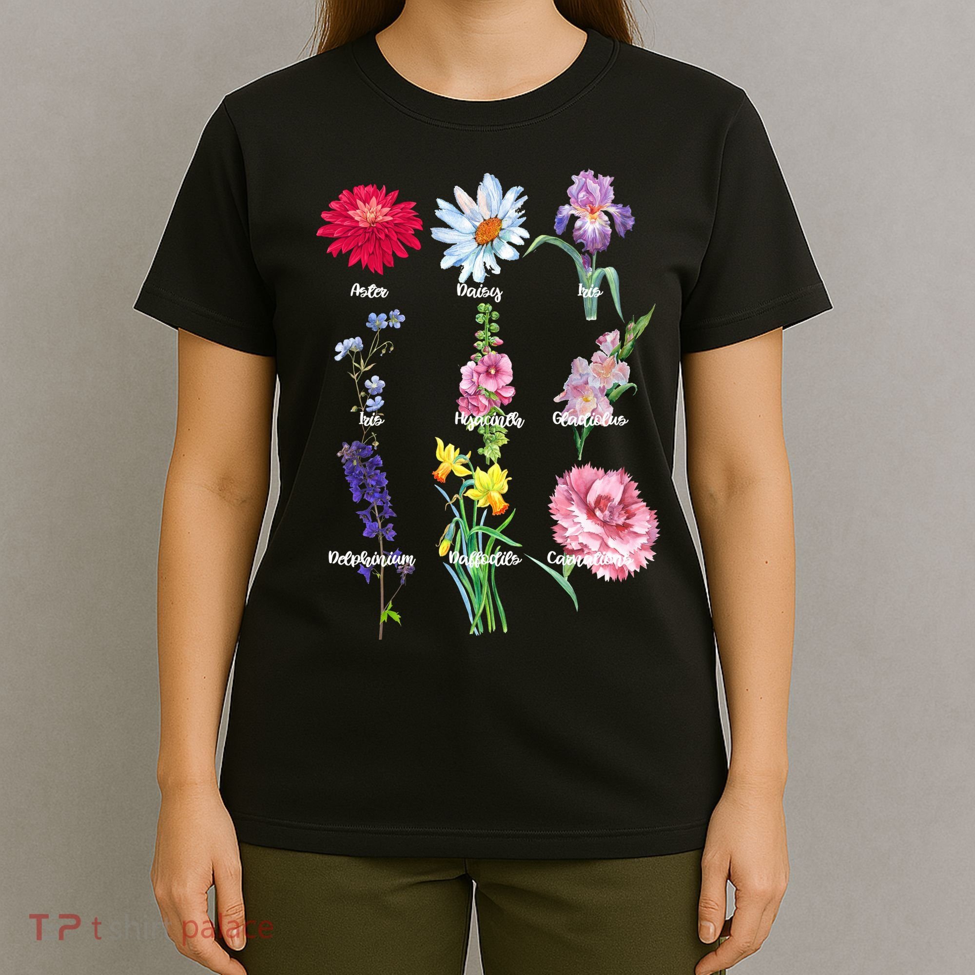 Botanical Floral Flowers T-Shirt