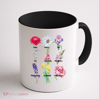Botanical Floral Flowers Coffee Mug back