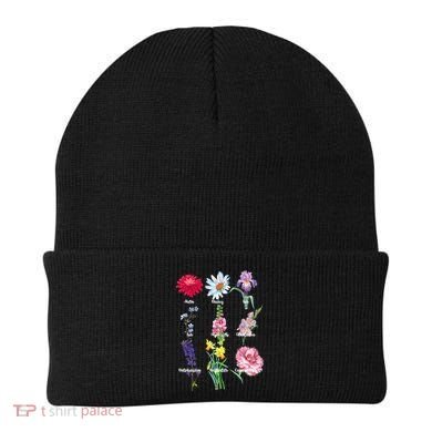 Botanical Floral Flowers Beanie