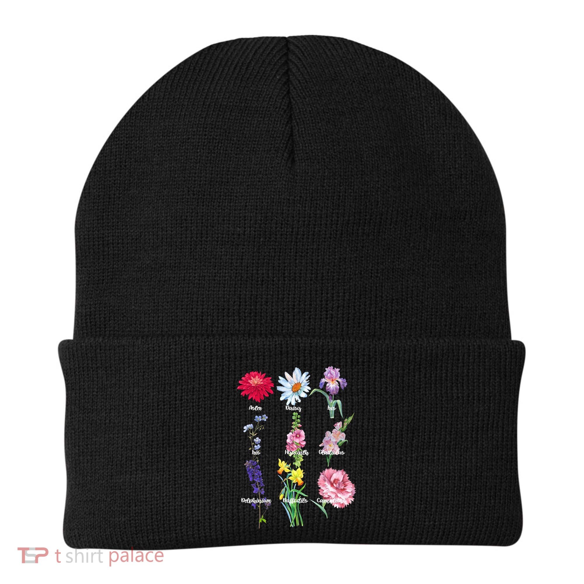 Botanical Floral Flowers Beanie