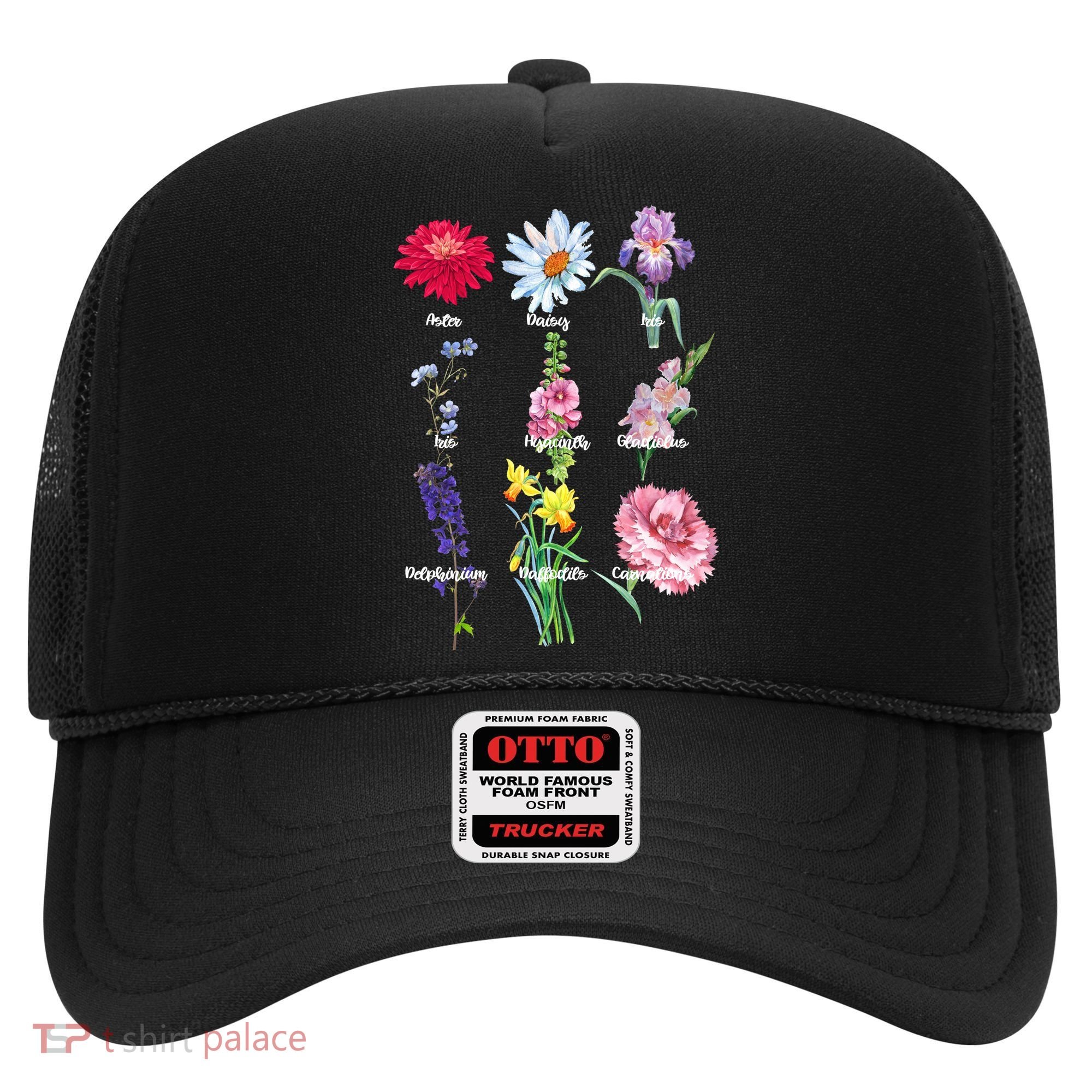 Botanical Floral Flowers Hat