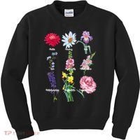 Botanical Floral Flowers Kids Sweatshirt thumb 0