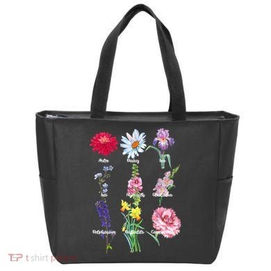 Botanical Floral Flowers Tote Bag