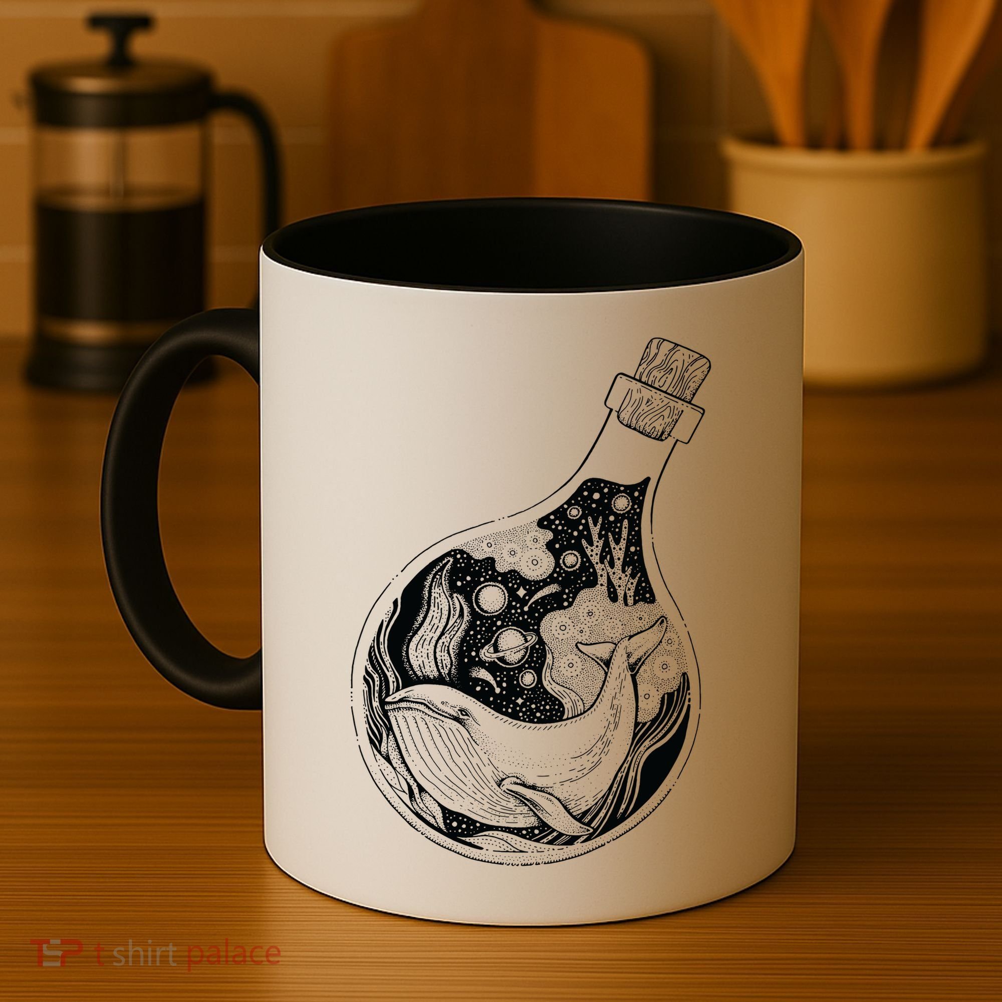 Bottled Whale Coffee Mug