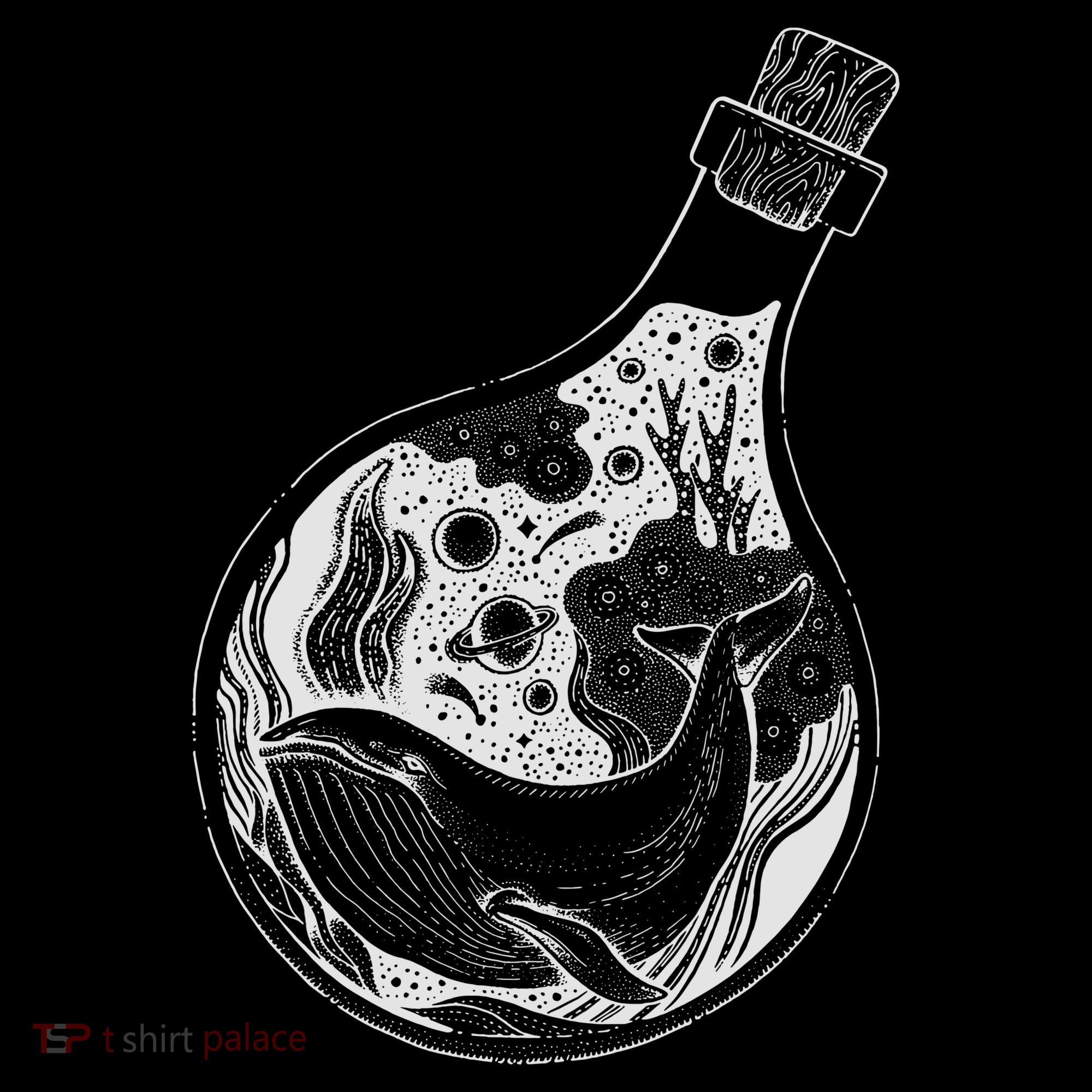 Bottled Whale Baby Bodysuit