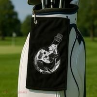 Bottled Whale Golf Towel thumb 2