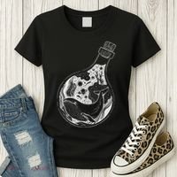 Bottled Whale Women's T-Shirt thumb 3