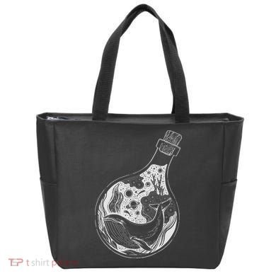 Bottled Whale Tote Bag