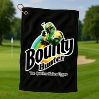Bounty Hunter The Quicker Picker Upper Golf Towel thumb 1